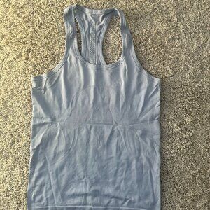 Lululemon Swiftly Tech Racerback Tank – Run With Heart Size 8 Color Grey